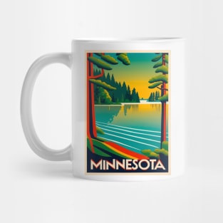 Minnesota Vintage Travel Poster Mug